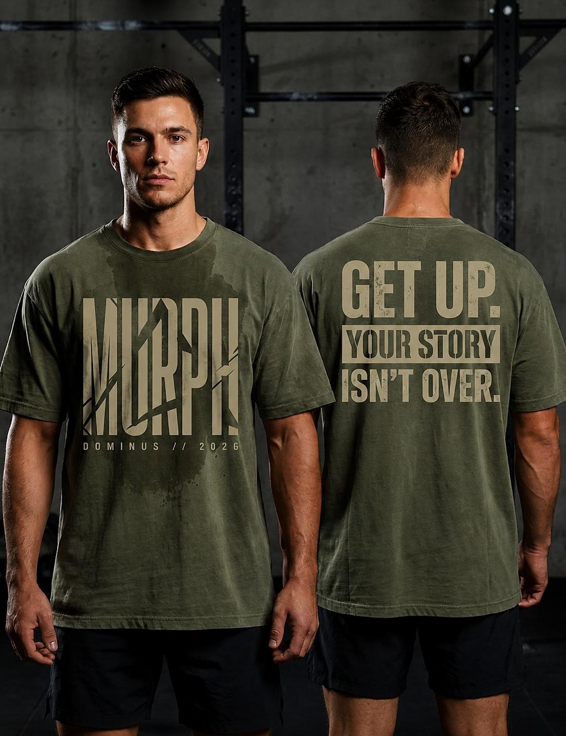 Camiseta DOMINUS Murph 2026 — vista frontal y trasera