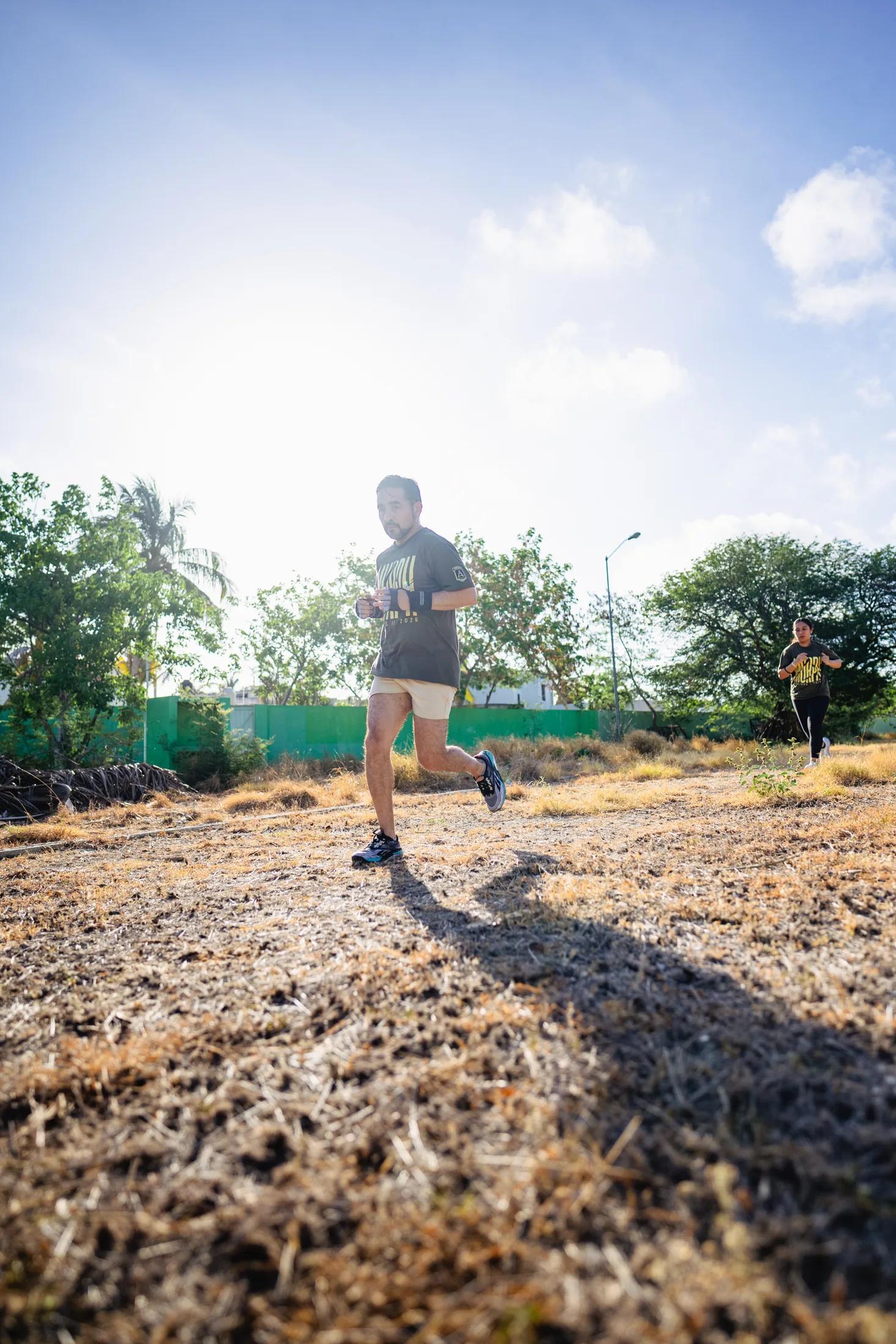 Atleta completando el Murph Challenge 2026 en Mérida